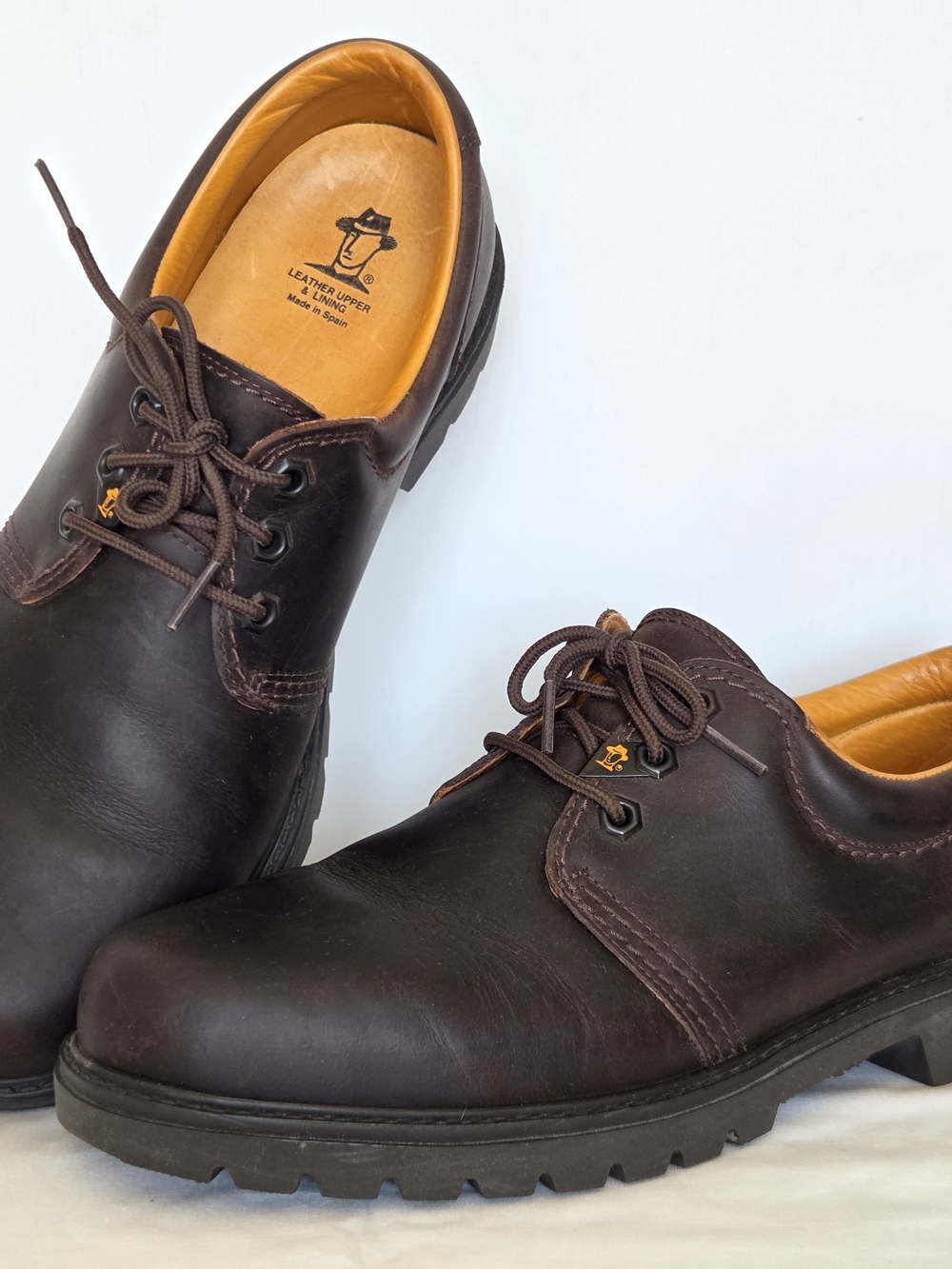 Havana Joe Men's Brown Leather Oxford Shoes Size EUR 45 (US11-11.5)